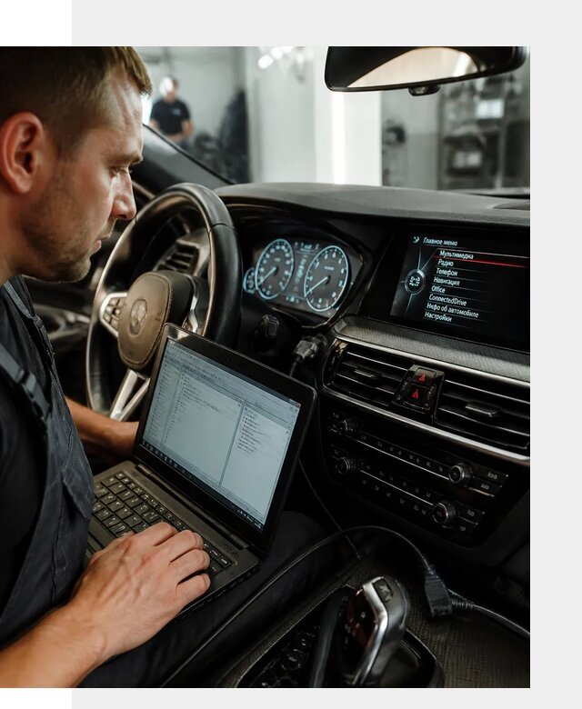 Русификация приборной панели BMW для авто в Междуреченске от компании